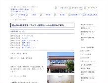 Tablet Screenshot of mizuhashi.alpha-es.co.jp